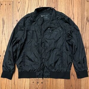 Marc Ecko Cut & Sew Black Bomber Utility Jacket 3XL Reflective Detail